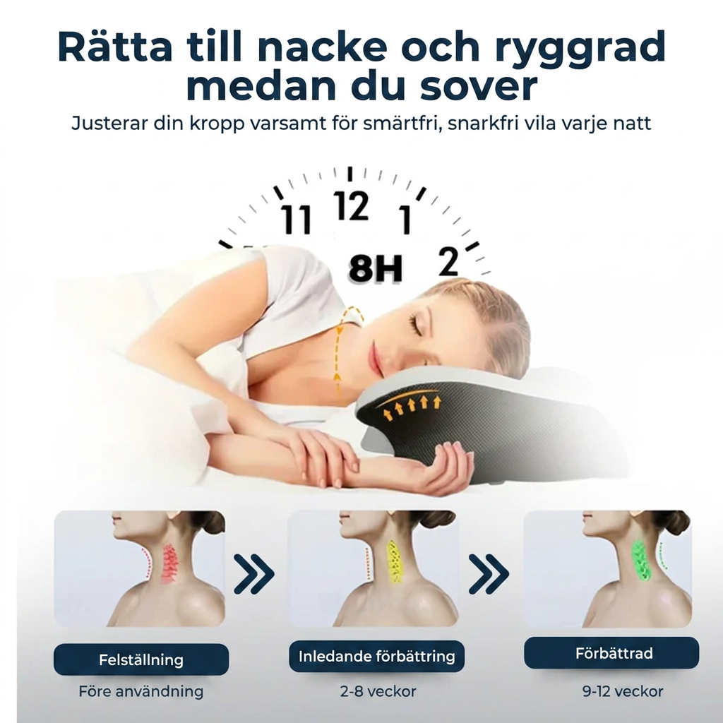 smärtfri nackkudde